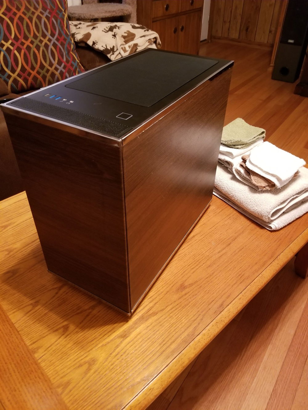 Coffee stain finish