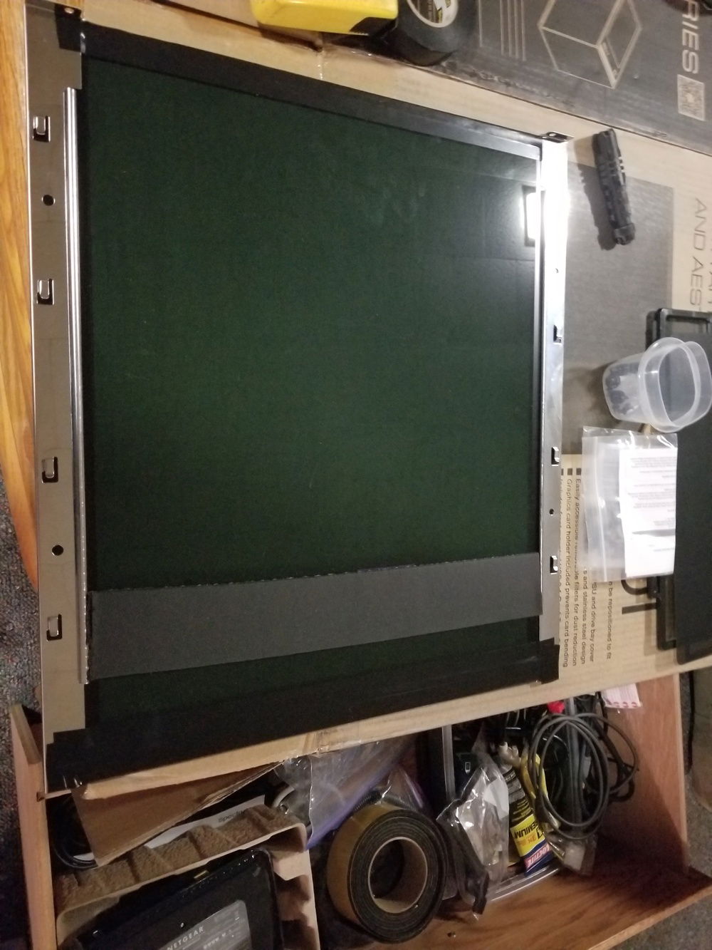Stage one of soundproofing.