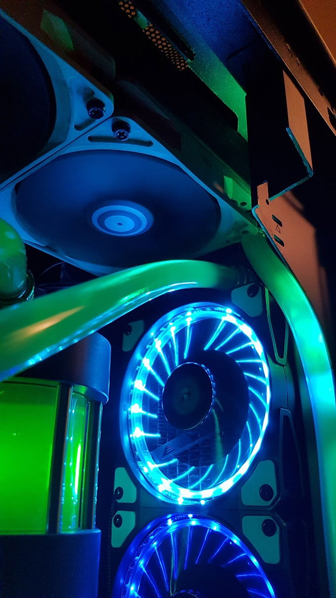 connection to x2 rads which are connected by 90' rotary and ek extensions