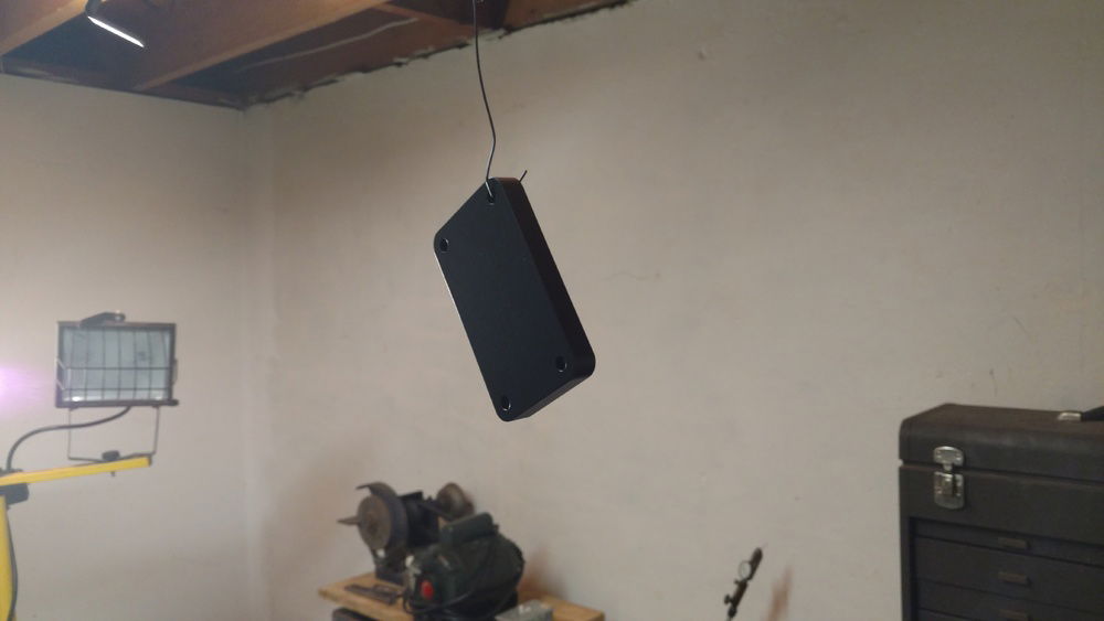 Spacer for mounting the pump to the side of the PSU housing so that the reservoir cleared the end of the GPU.