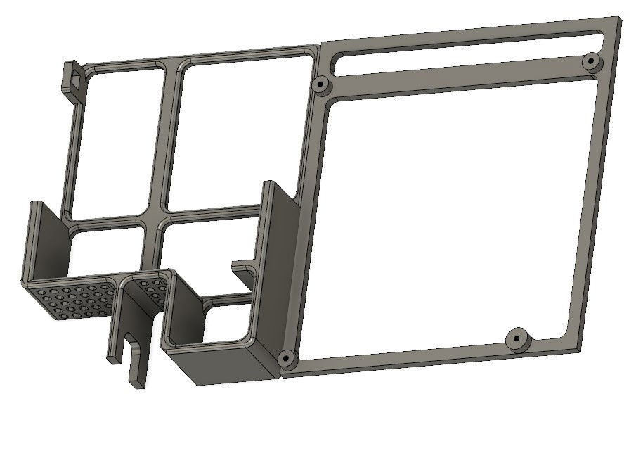 PSU mount, and Motherboard mount