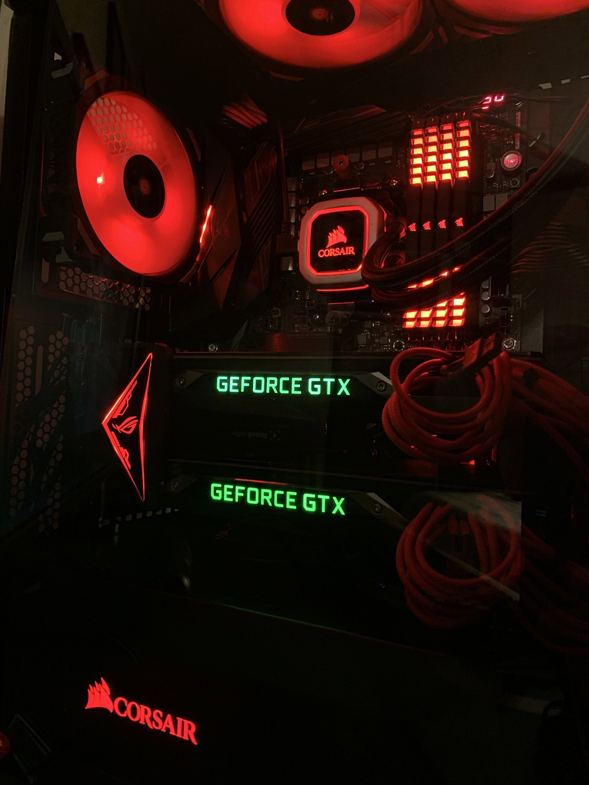 Rog Reed Theme Corsair ROG RED Theme » builds.gg