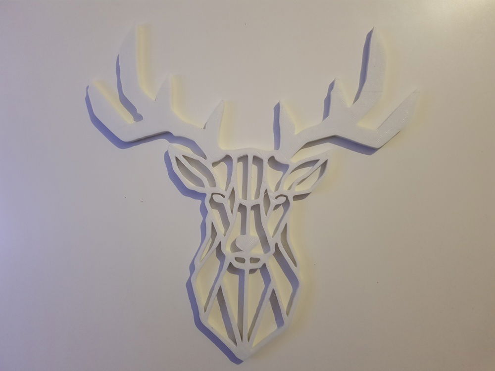 3d printed deer head
