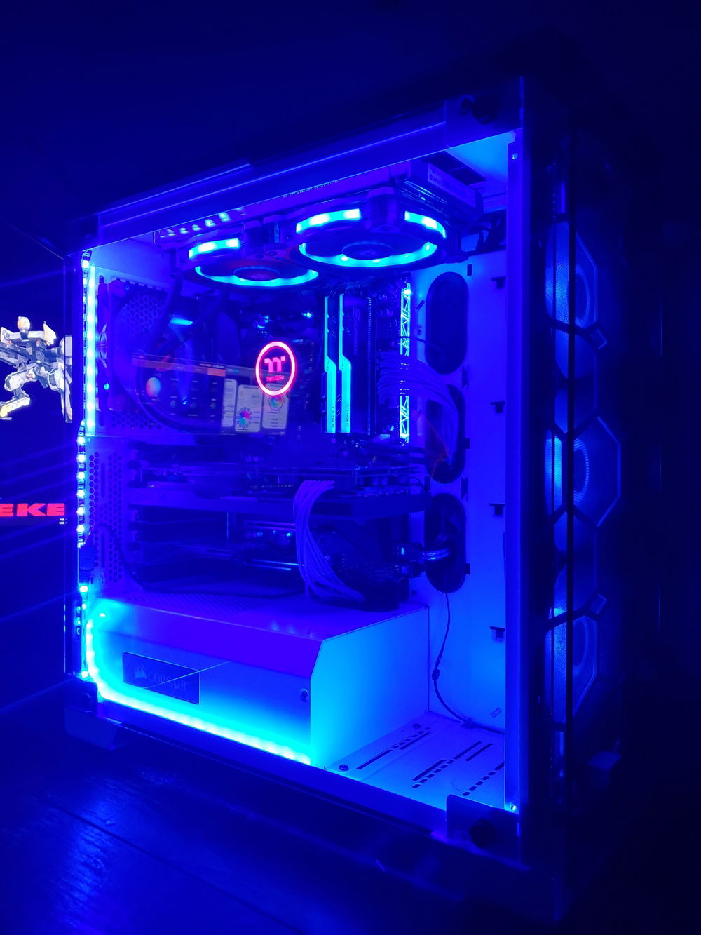 The lights set as it normally is