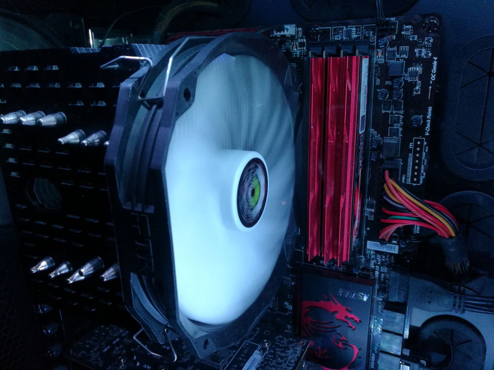 CPU cooler and RAM