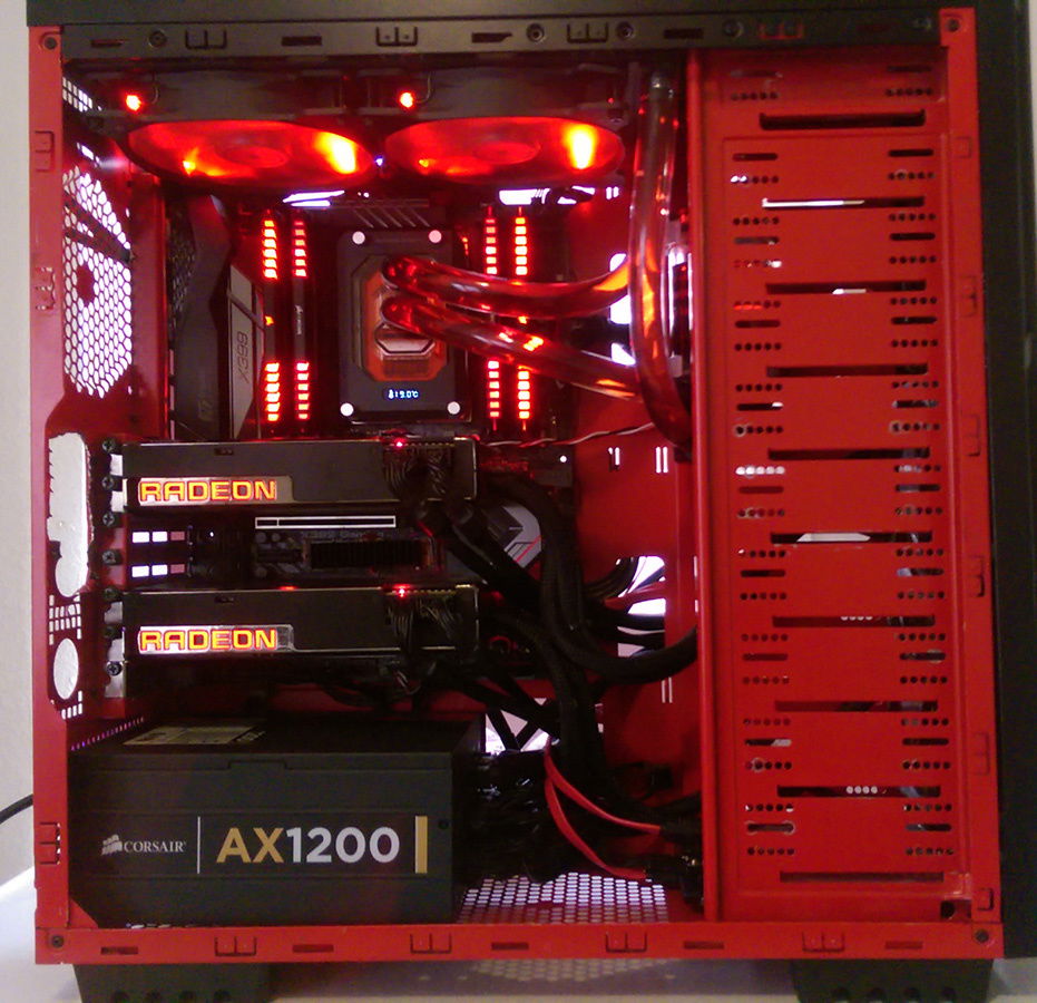 Full open side shot. Dual R9 Fury X's.