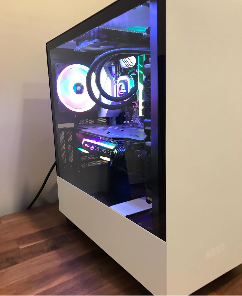 White and RGB Gaming Rig » builds.gg