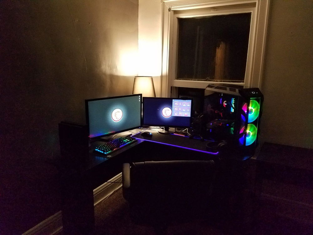 Overall shot of my gaming station