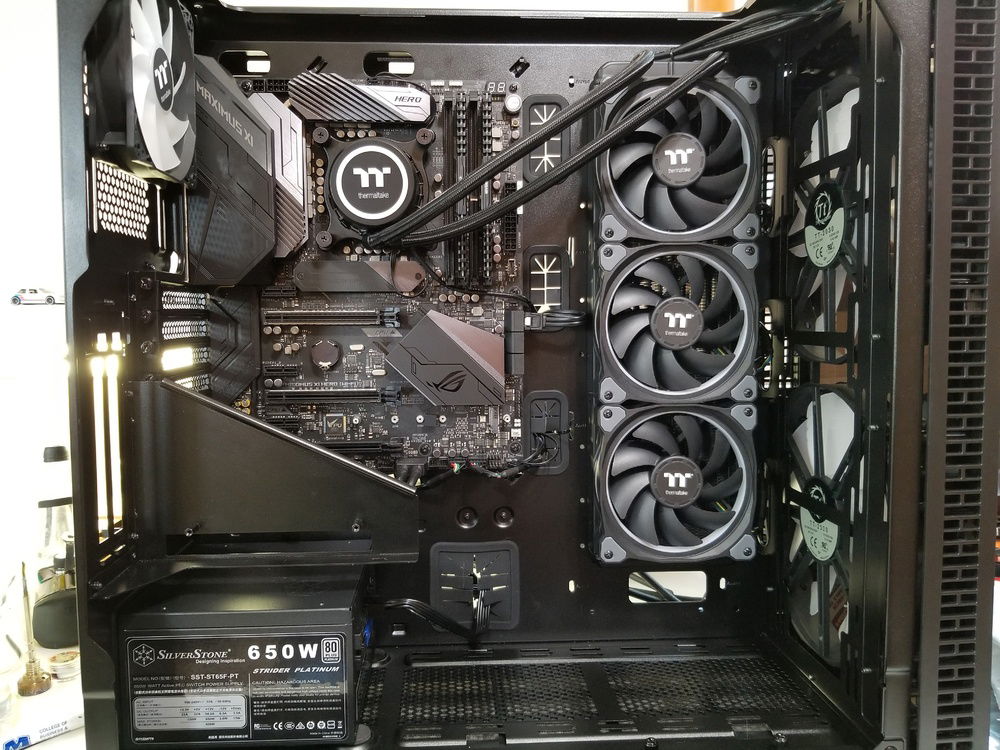 Decided the rad needed to be a side intake with the large fronts as exhaust