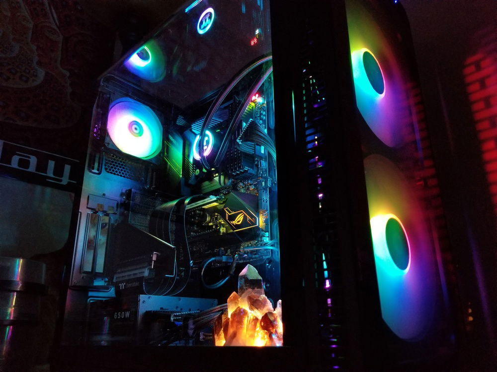 checking post and rgb operations, no monitor at this point using TV