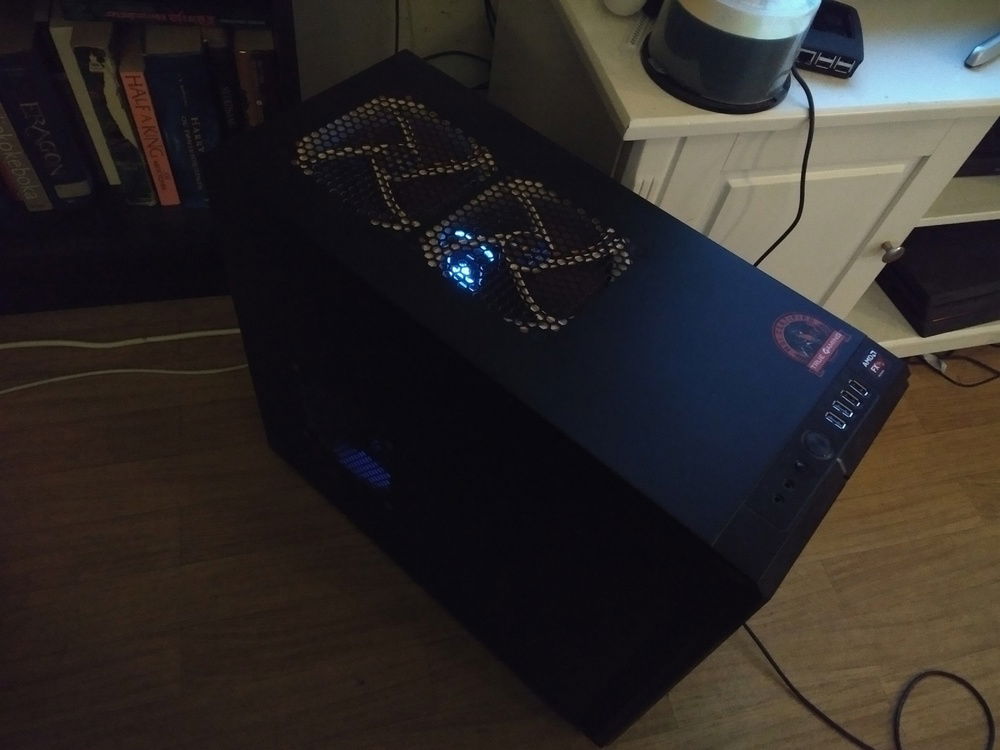 CPU cooler color indicate the temperature