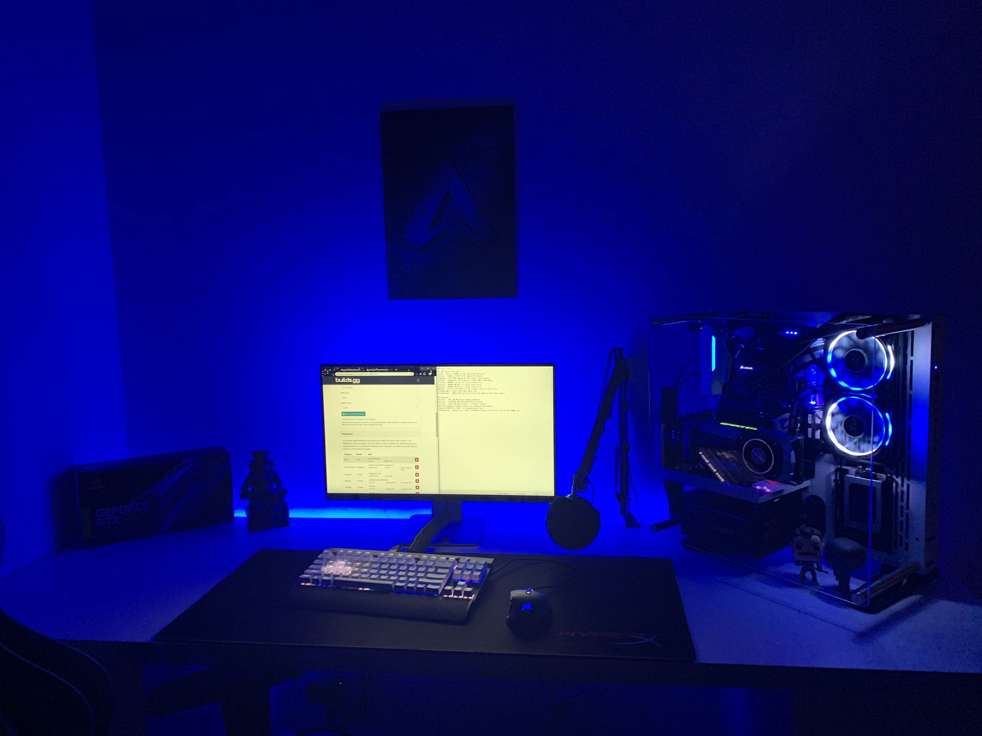 Blue/White gaming pc » builds.gg