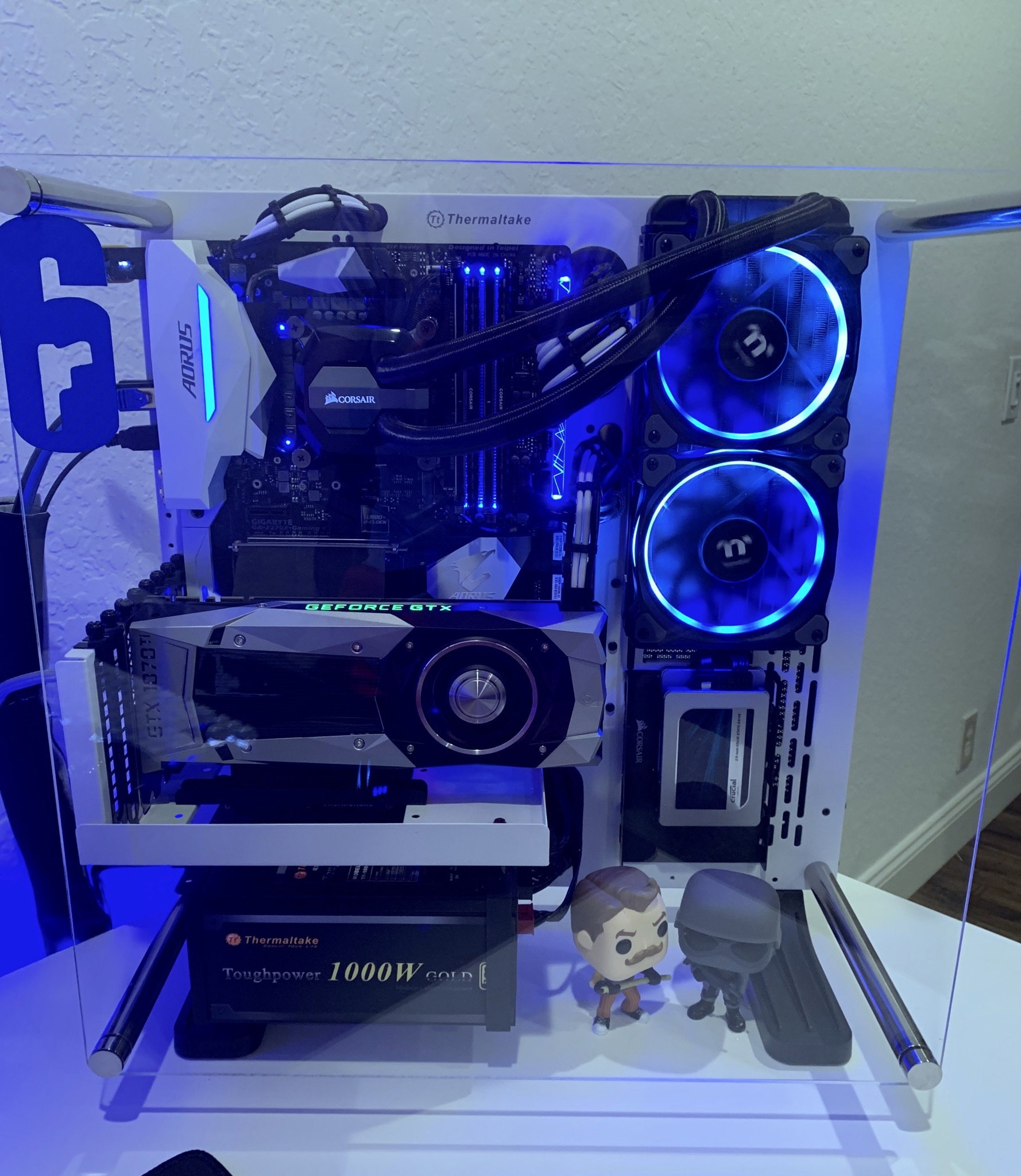 Blue/White gaming pc » builds.gg