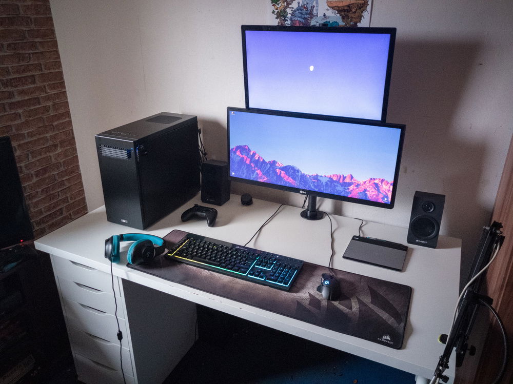 the entire setup
