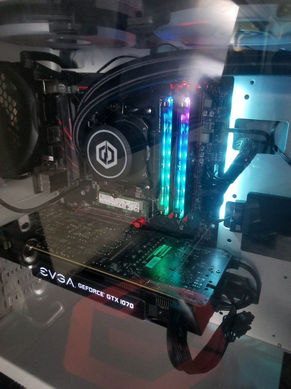 Ignore the cyber power aio it's a carry over lol