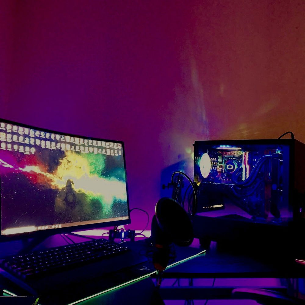 My rgb set up. Unfortunately my camera is poor quality