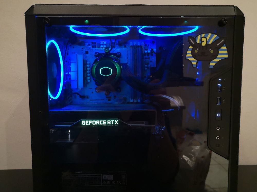 Powered on with Window