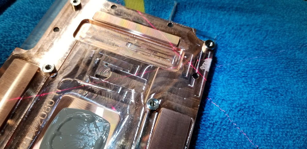 X Marks the spot, despite the claim of being compatible the copper block required modification in two location to fit the Founders Edition RTX 2080.