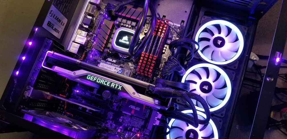 Old build prior to the breakdown. Of course when the RTX 2080 came in I had to see how the i7 4770k would fair... pleased to say it actually was respectable!