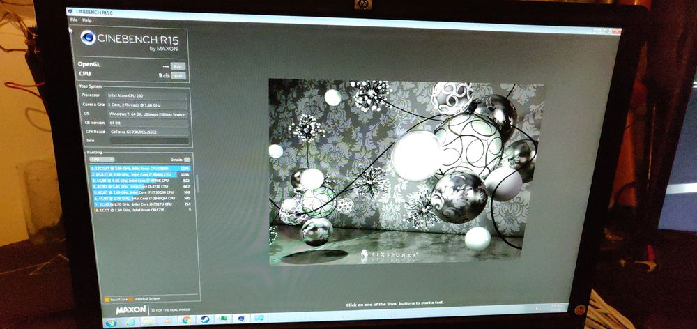 cinebench score