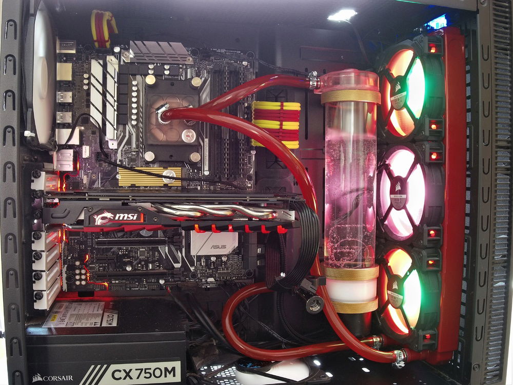 After some clean up and new tubing. Those are really red.