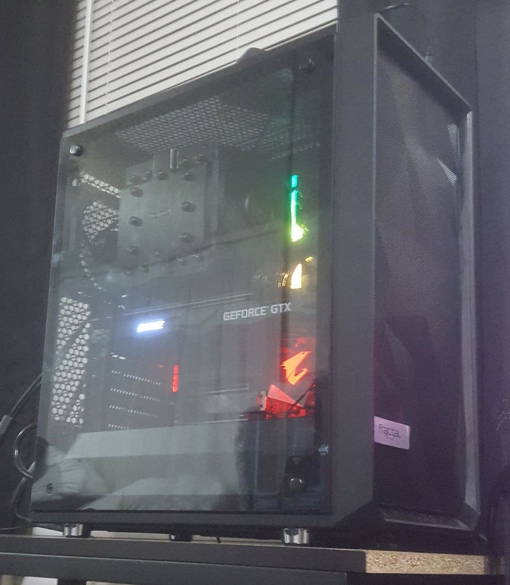 The build, without Cryorig fans installed