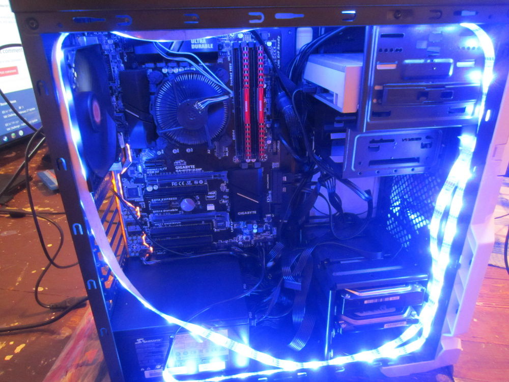 did what i could with no psu shroud and limited space