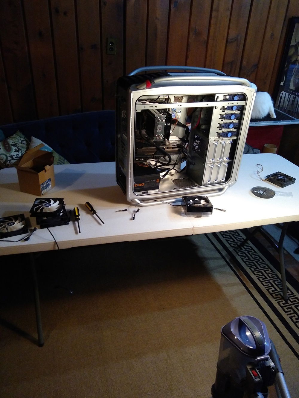 First ever upgrade was fans.