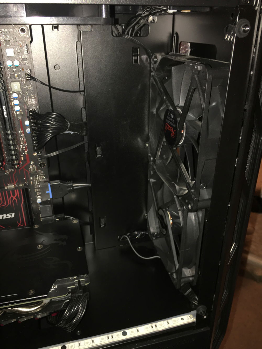 Front Fans-Lighting Off