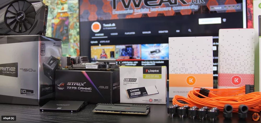 Build Log - X99 system med hard tubing build Part 1.