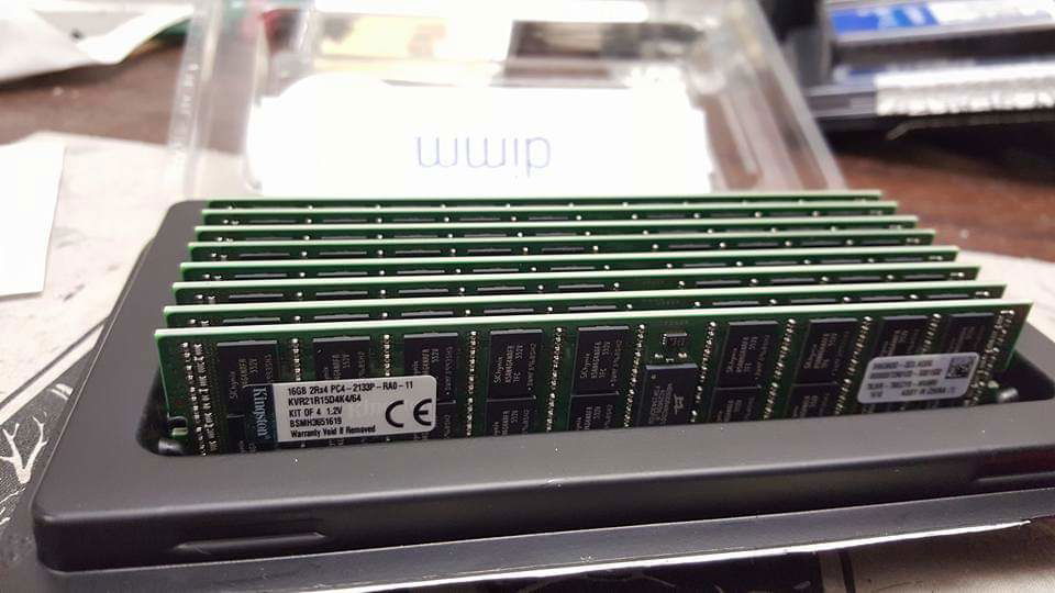 128gb Kingston ddr4 ecc 2133mhz