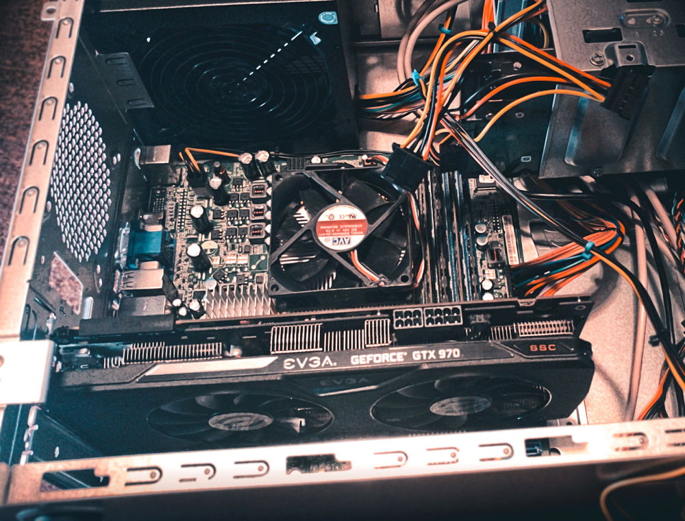 Test fitting GPU