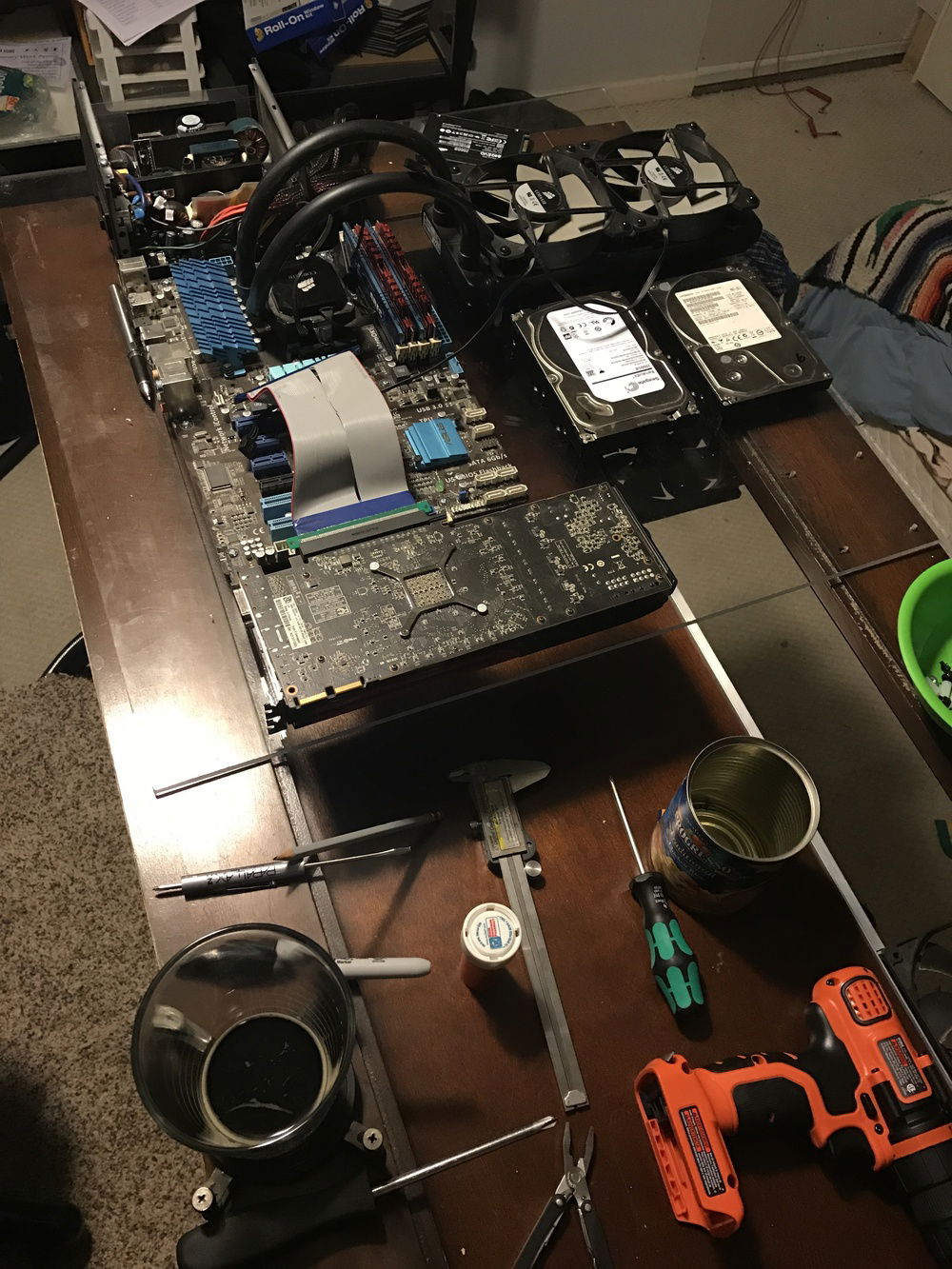 Mapping components on Plexiglas backplane