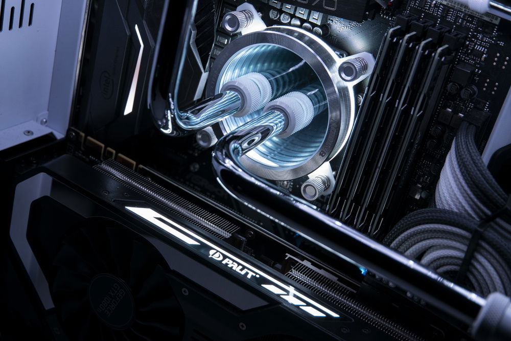 Barrow infinity mirror CPU block.