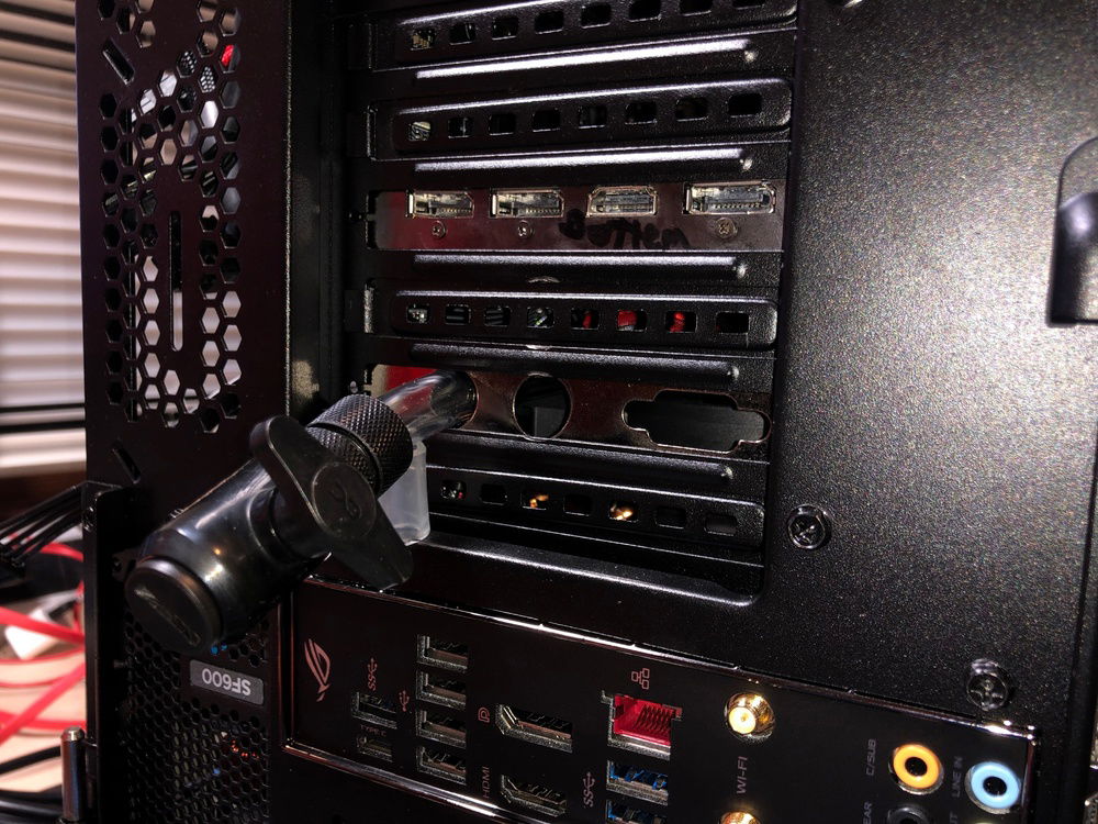 update 3/25/2019 do to size of the build i wanted to be able to drain to loop as ez as possible