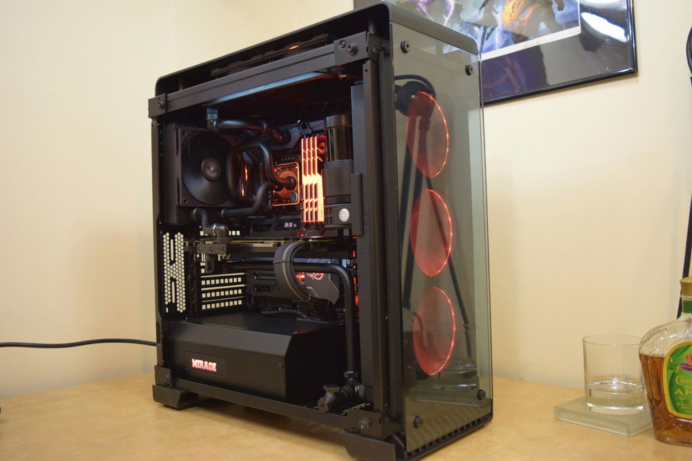 Mirage powered, no monitor