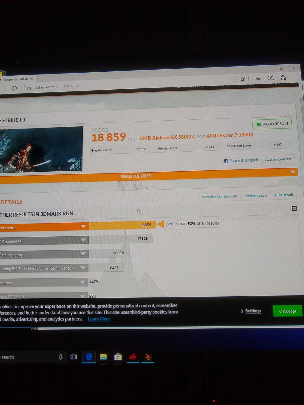 Nothing OC all stock settings