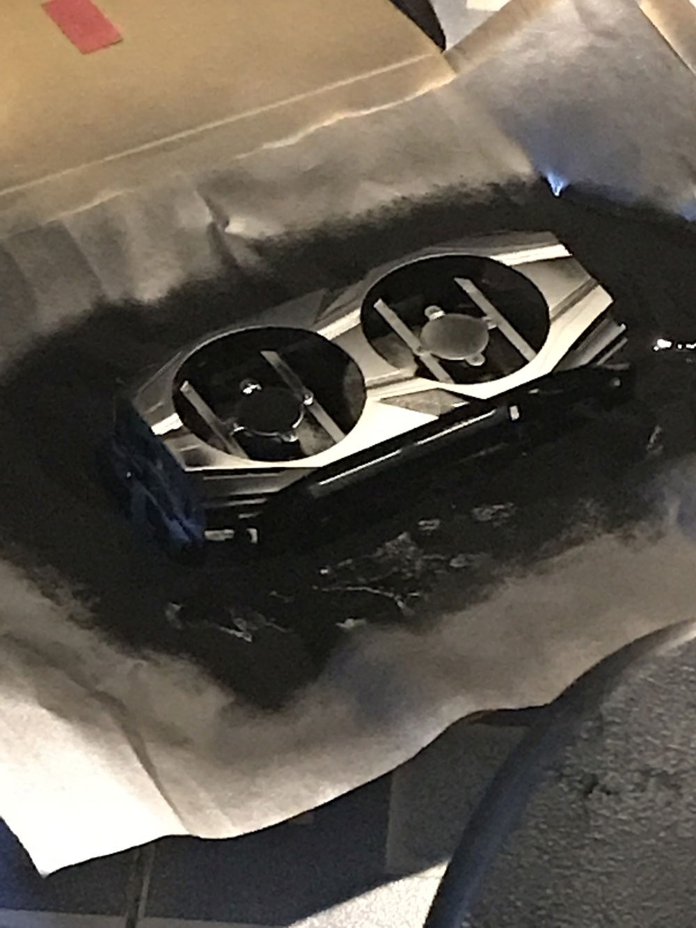 painted it black to make it stealthy (Used PlastiDip/ElasticDip)