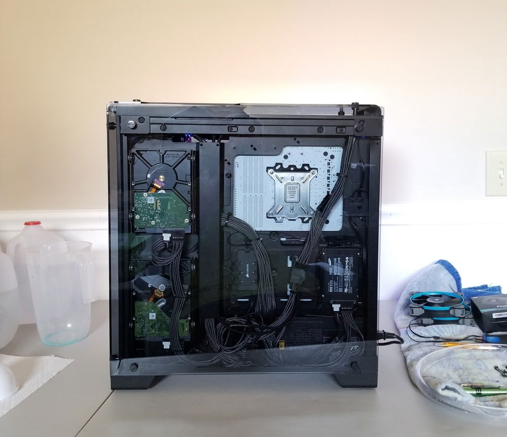 Way happier with my cable management in this case this time around.