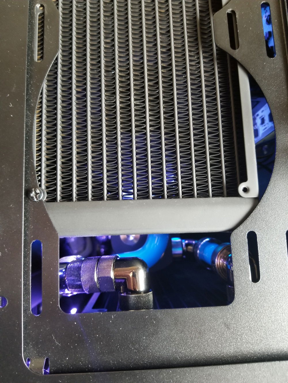 Opposite end of top rad.