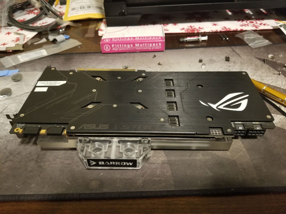 Using original backplate.