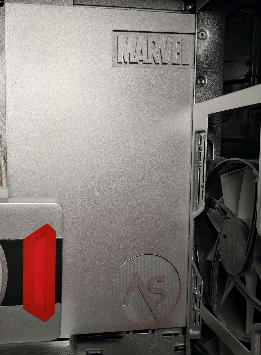 acrylic panel to hide holes