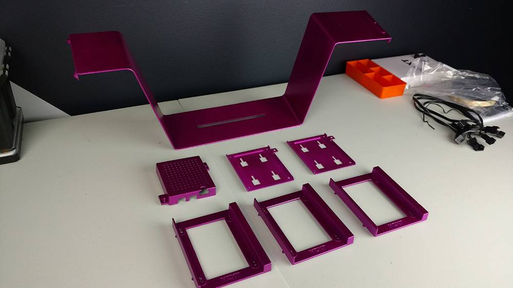 paint job on some part of the case.