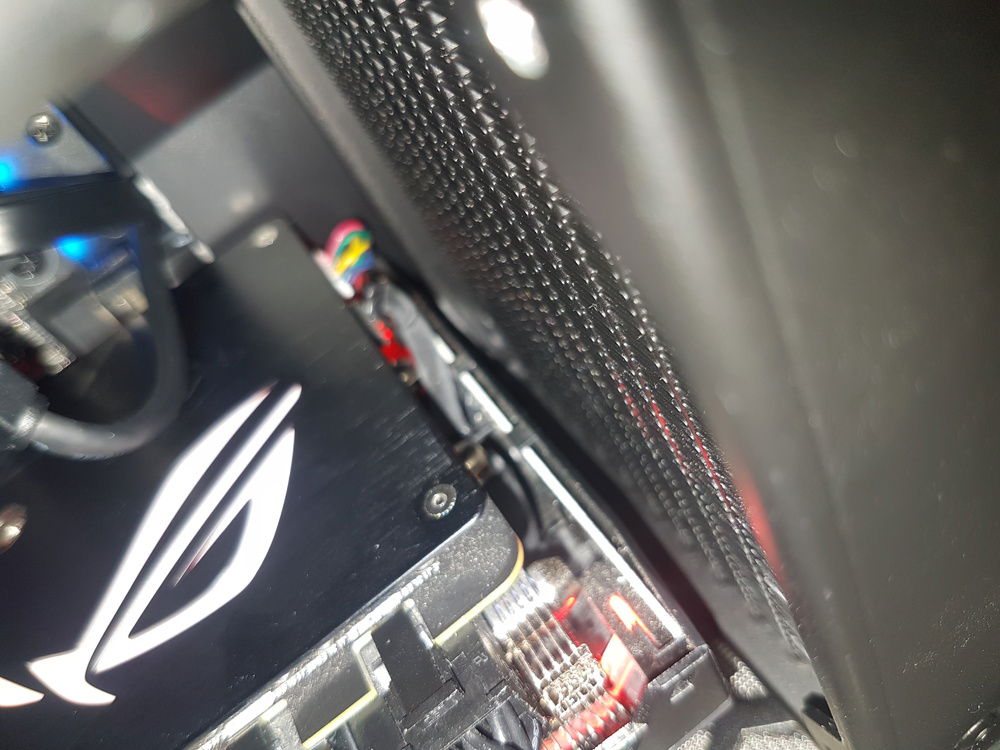 i calculated the measurements before ordering the case and I knew my GPU would be a tight fit, but this really is as close as you could possibly get.