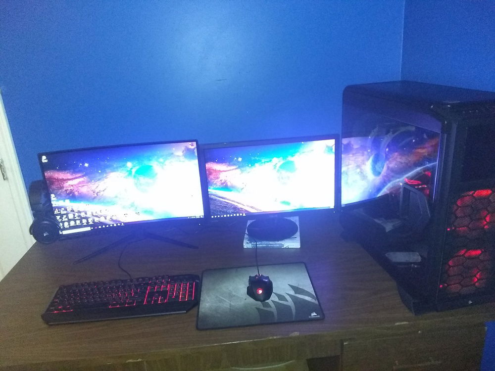 The full setup.