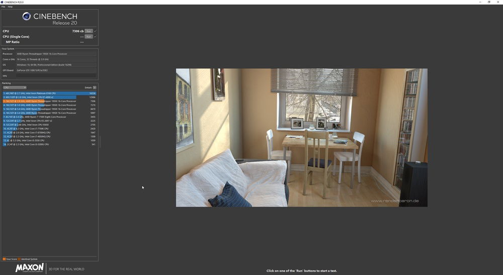 3.9Ghz Cinebench R20