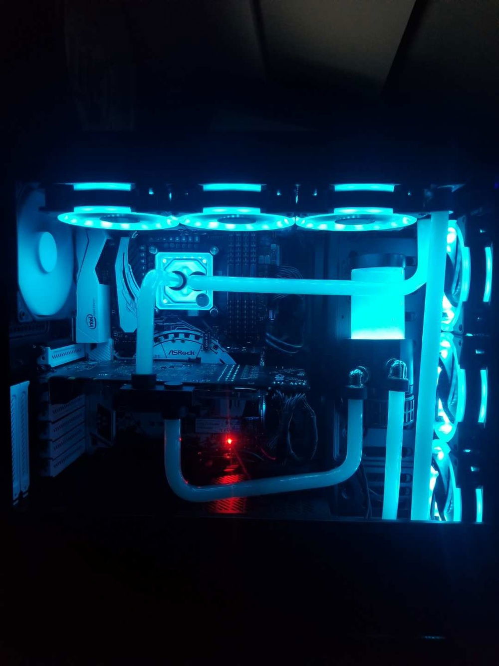 Awesome view of the completed tower build