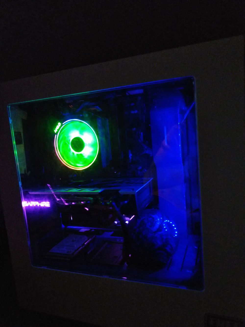 Photo of the PC before it's new AIO was added.
