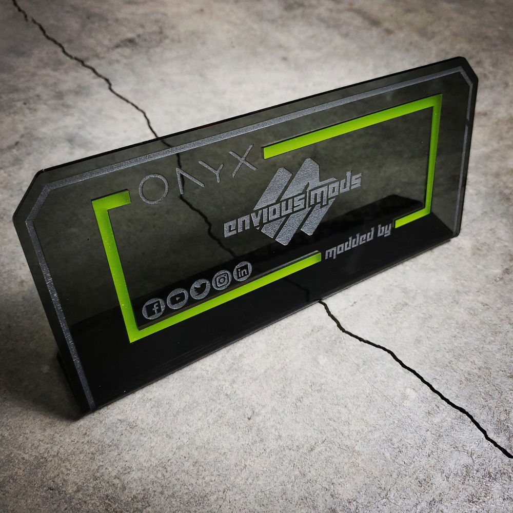 I built this custom sign to match the build for its display at PAX East.