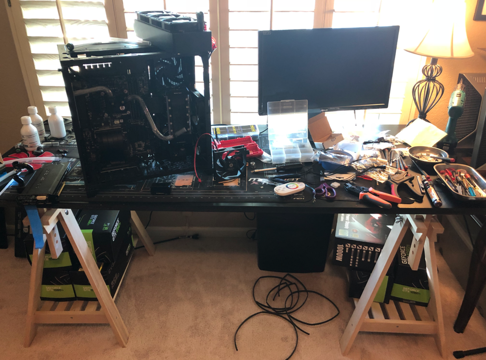 Custom builds get messy